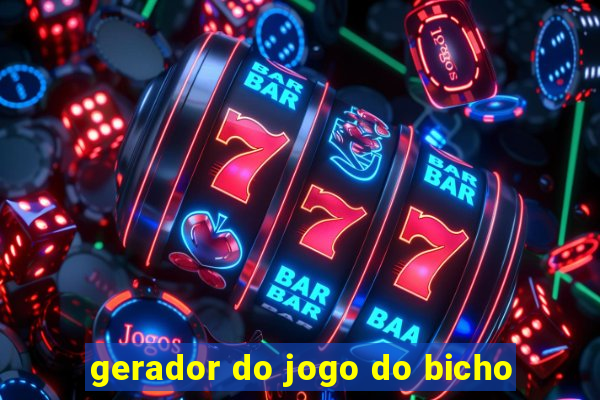 gerador do jogo do bicho